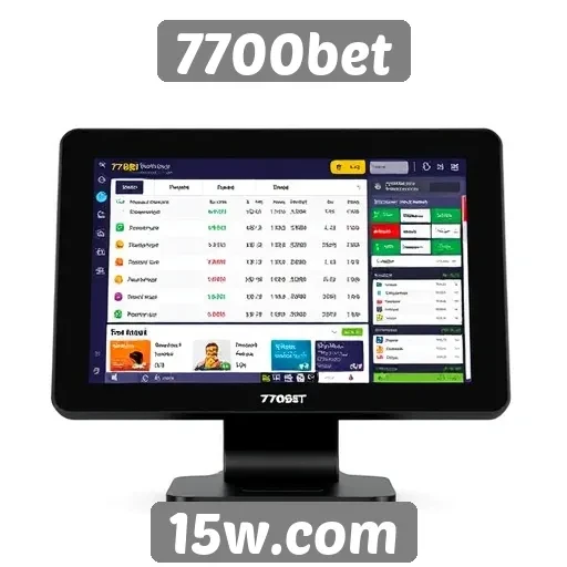 Interface amigável do site 7700bet para usuários